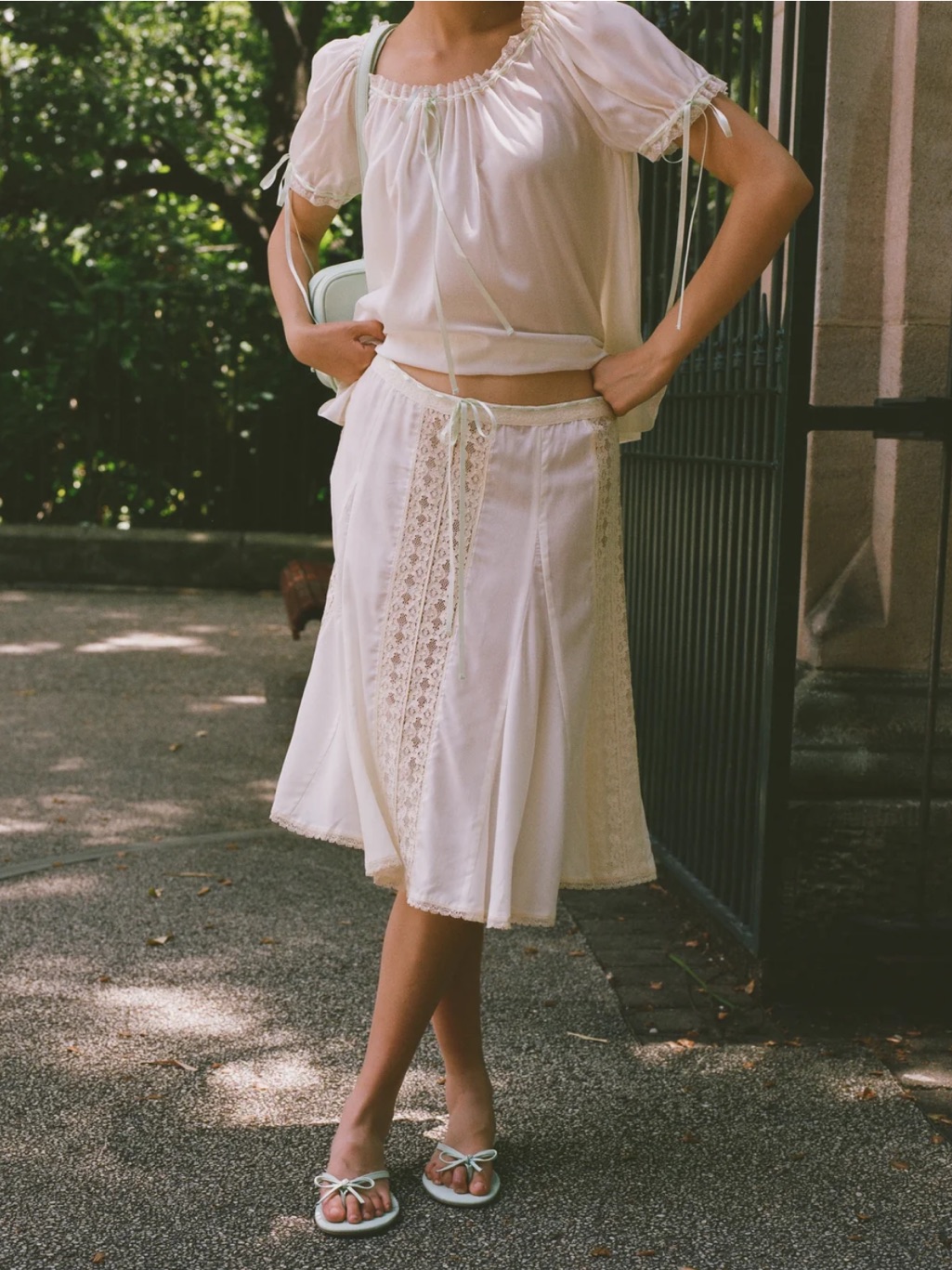 Aurelie Skirt - Vintage White
